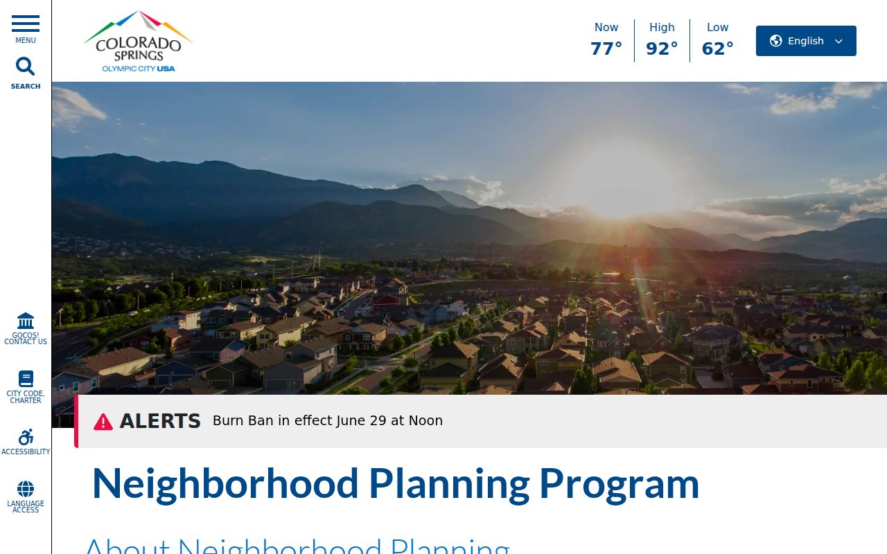 Colorado Springs neighbors and neighborhood planning associations